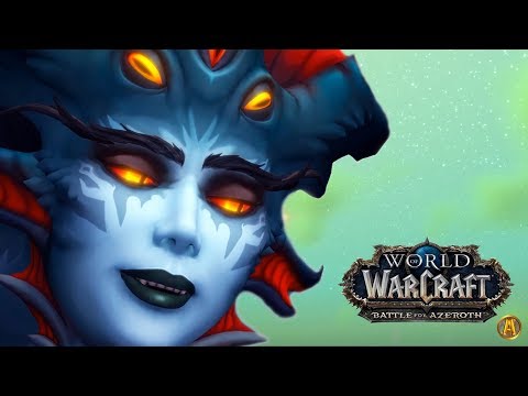 Azshara Raises Nazjatar (2019) Cinematic - All Cutscenes - 8.2 WoW: BFA [Pre-Shadowlands Lore]