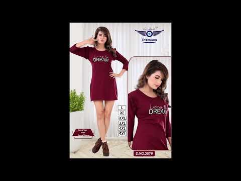 Full sleeve mix vol 2079 grab it designer long top, daily we...