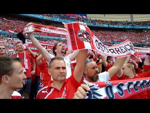 Österreich - Island 22.06.2016 Paris St. Denis "i am from austria"