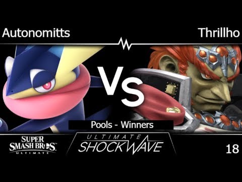 USW 18 - 0^f | Autonomitts (Greninja) vs eLH | Thrillho (Ganon) Pools - Winners - SSBU