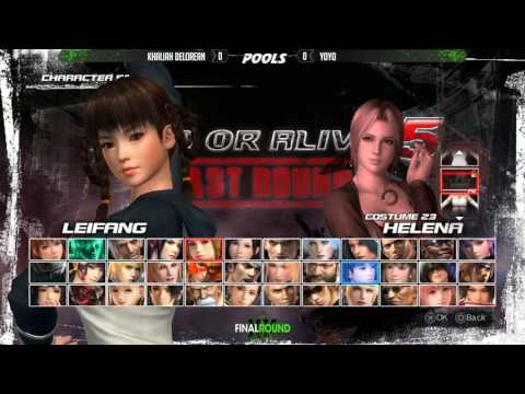 Final Round XX - DOA 5 LR Pools 1 & 2