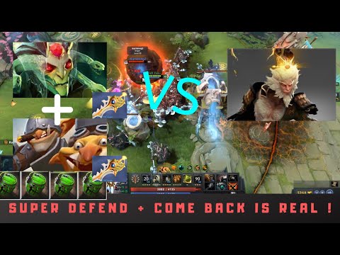[Dota 2 Mid Lane] Medusa VS Monkey King, SUPER DEFEND + COME BACK IS REAL !