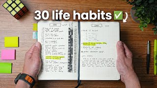 30 Habits That (Quietly) Changed My Life Forever
