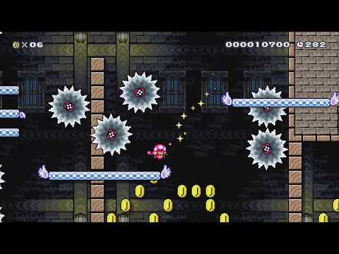 Ghost house platform run by JohnnySSBU - Super Mario Maker 2 - No Commentary 1bx