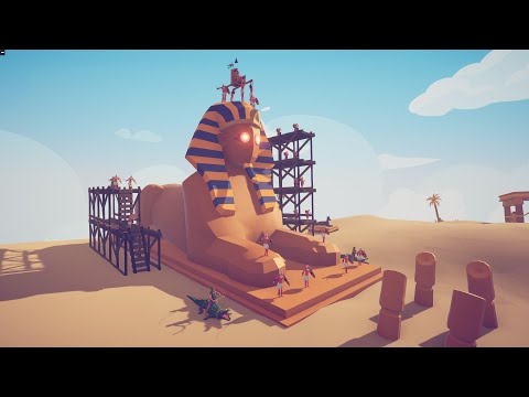 NEW EGYPTIAN FACTION VS ROMANS | Totally Accurate Battle Simulator TABS