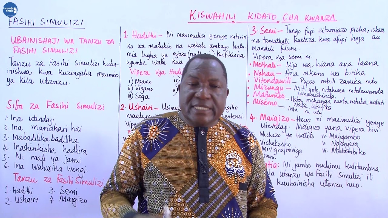 Identification of genres of oral literature