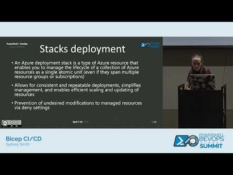 PowerShell Summit 2025 - Bicep CI/CD by Sydney Smith