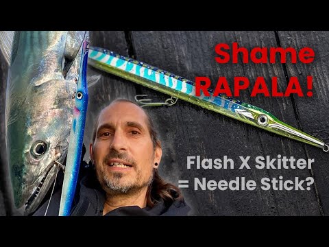 Peinlich RAPALA Flash X Skitter Review Test = NEEDLE STICK Kopie?!