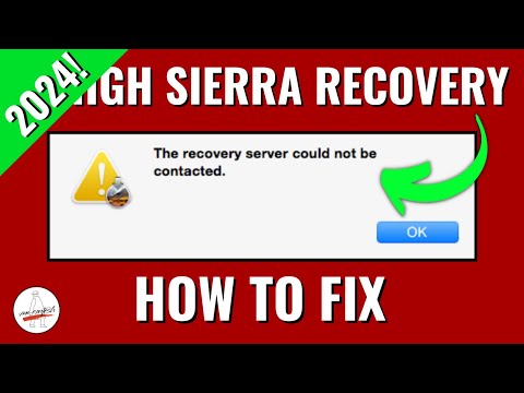 [FIXED] The Recovery Server Could Not Be Contacted Error! High Sierra Internet Recovery Error