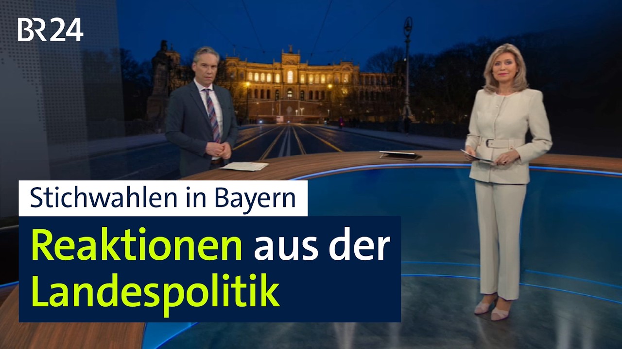 Stichwahlen in Bayern: Reaktionen aus der Landespolitik | BR24