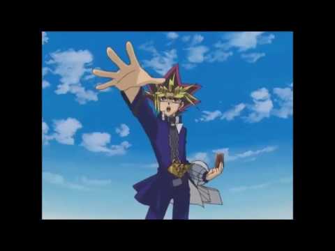Yugi defeats Leon in greek
