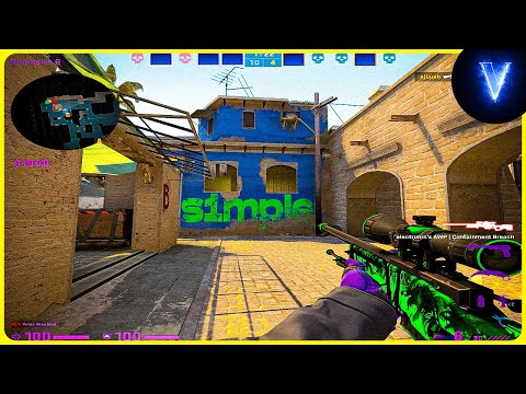 s1mple POV (37/8) NaVi vs MAD Lions (Mirage)