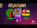 Zambia Copper Queens 4 1 Togo Highlights Must Watch