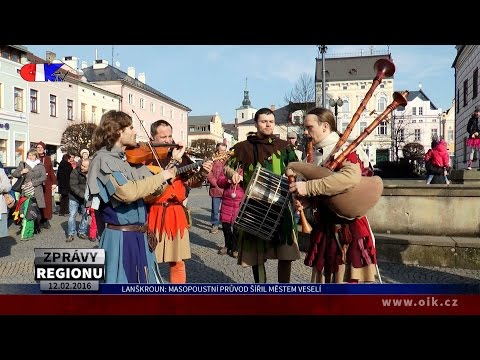 Lanškroun: Masopustní průvod šířil měste