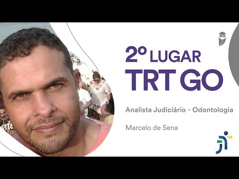Conheça Marcelo de Sena, aprovado em 2º lugar no TRT GO - Odontologia