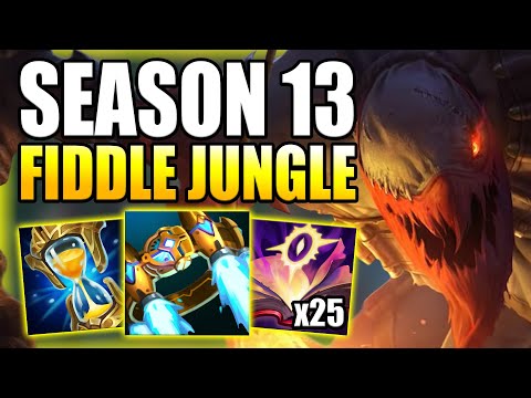 HOW TO PLAY FIDDLESTICKS JUNGLE & CARRY IN SEASON 13! Best Build/Runes S+ Guide - League of Legends