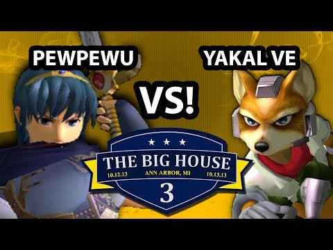 The Big House 3 - PewPewU (Marth) Vs. Yakal (Falco, Fox) - Pools Round 1 - SSBM