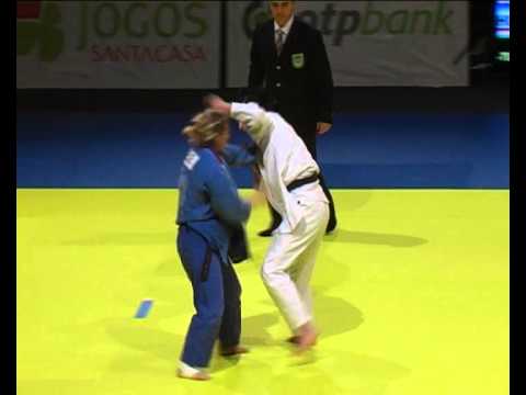 European Judo Championship Lisbon 2008 -70kg THIELE Kerstin (GER)-MESZAROS Anett (HUN)