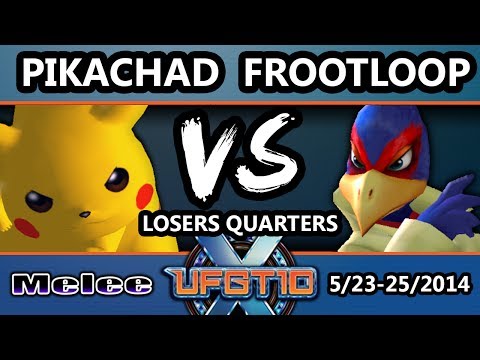 UFGTX - PikaChad (Pikachu) Vs. Frootloop (Falco) SSBM Losers Quarters - Melee
