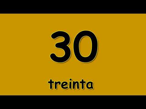 Spanish numbers 1-30 - Count to 30 in spanish