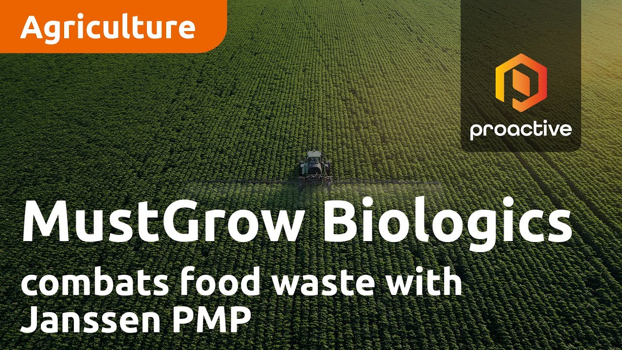 MustGrow Biologics and Janssen PMP further partnership to combat food waste