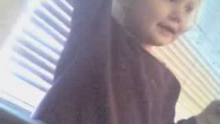 my two year old cuz dancin to Juniors in love