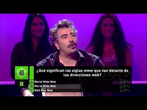 Así pronuncian 'Worl Wide Web' los tres concursantes-  ¿Y tú qué sabes?