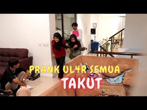 RAHIM MENJERIT NAMPAK UL4RR !!! - PRANK SEMUA TERKEJUT T4KUT !!