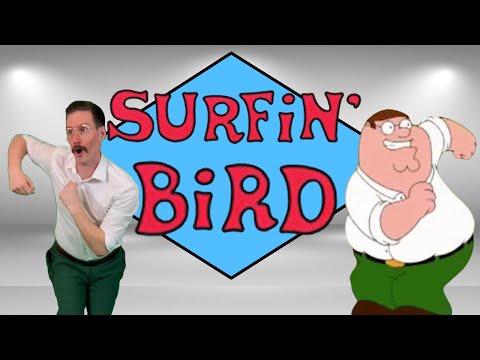 Peter dancing to Surfin’ Bird