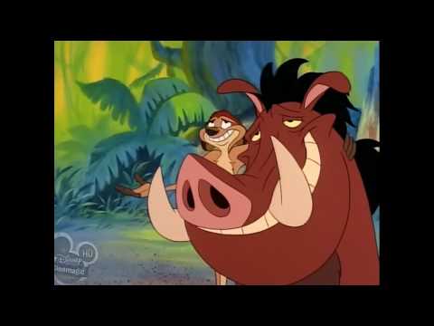Timon & Pumbaa (Hakuna Matata) Cartoon Intro Opening Theme ...