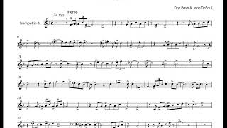 Star Eyes - Chet Baker - transcribed trumpet solo