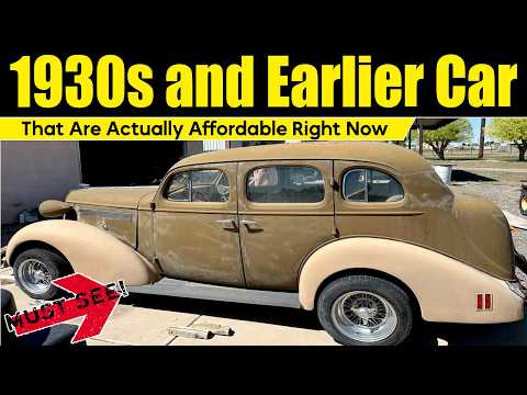 Hidden Gems! Vintage Cars from the 1930s & Earlier Still Available in America