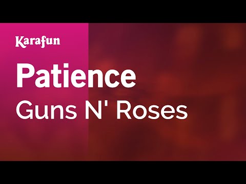 Karaoke Patience - Guns N&#39; Roses *