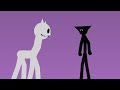 White Cartoon Cat Smile Cat VS Boisvert