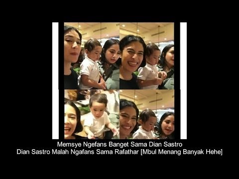 PERTAMA KALINYA DIAN SASTRO BERTEMU DENGAN RAFATAR, DIAN SASTRO SAMPEK GEMES LIAT SI EMBUL !!!