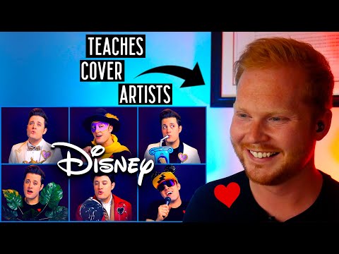 Vocal Coach reacts to Nick Pitera's Disney Medley