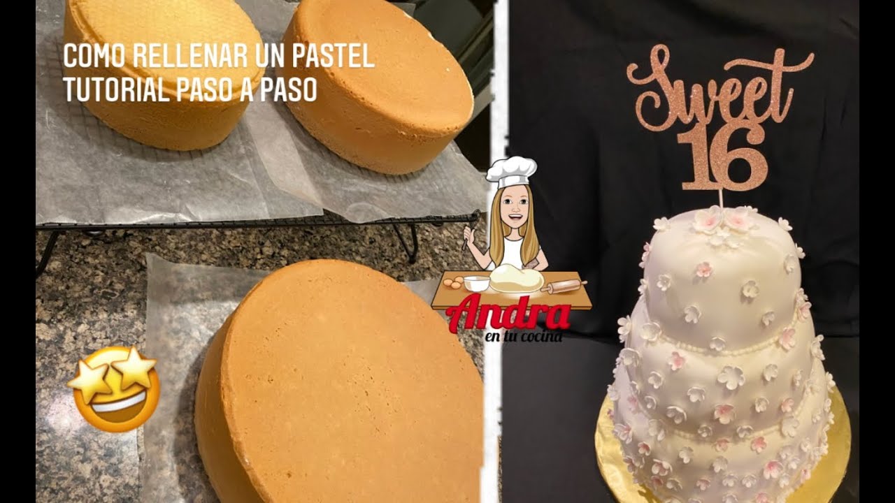 COMO RELLENAR UN PASTEL PARA QUINCE AÑOS/SWEET 16