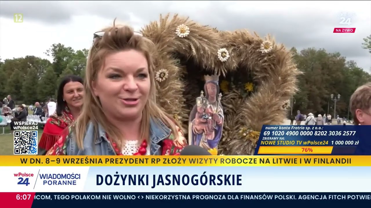 Wiadomości poranne wPolsce24 cz. 1. 08.09.2025 r.