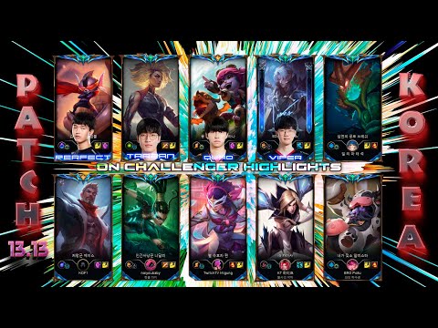 KOREA Challenger Match #839 Highlights Patch 13.13 [KT PerfecT, LNG Tarzan, NS Quad, HLE Viper]