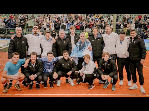 Así fue el festejo de los 100 años de Argentina en Copa Davis | ARGENTINA 4-0 LITUANIA