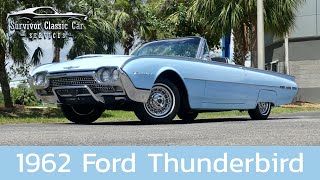 Video Thumbnail for 1962 Ford Thunderbird