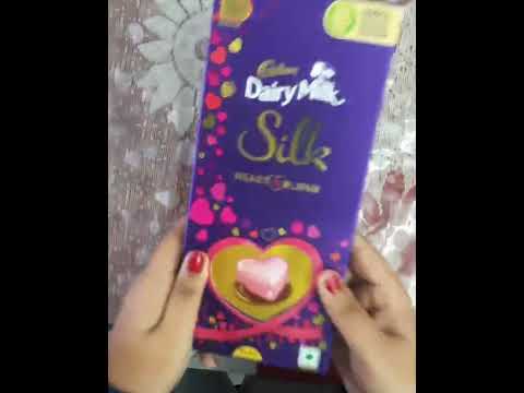 Cadbury Silk Heart Blush 💗 Unboxing | Valentines Day Special 💖 💕 #Shorts #Srinika'sWorld