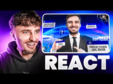 😭 JE RÉAGIS À MES PRÉDICTIONS DE LA LDC 2026... (PSG, OM, REMONTADA??)