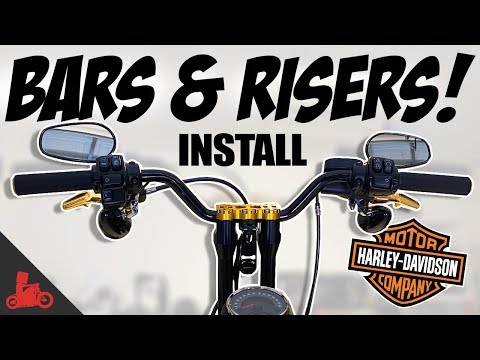 Harley-Davidson BAR and RISER Install!