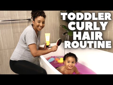 TODDLER Curly Hair Routine! | BiancaReneeToday