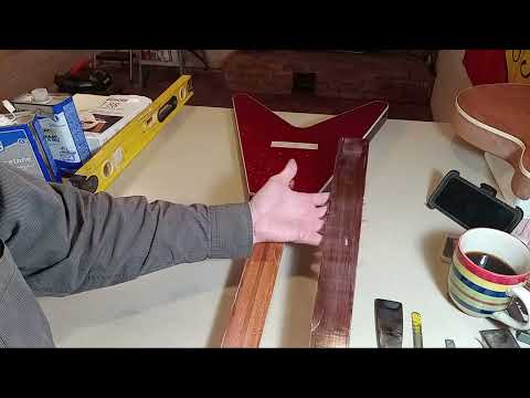 V17. How To Design Build A Custom Flying V Per 50's Korina Specs Using Stewmac Templates