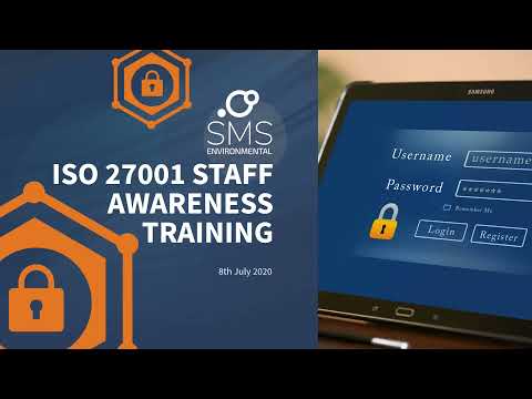 ISO 27001 Information Security SMS Environmental Staff Awareness Presentation
