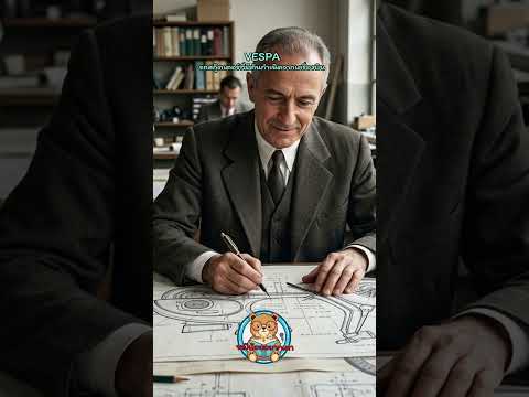 Vespa — รถสกู๊ตเตอร์ที่มีต้นกำเนิดจากเครื่องบิน | หมีน้อยอยากเล่า