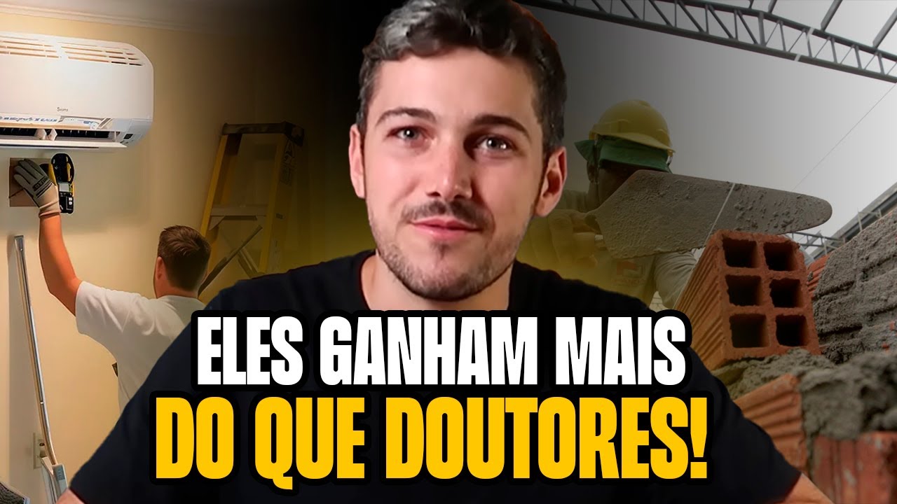 Essas são as 6 Profissões MANUAIS do FUTURO! (SEM FACULDADE)