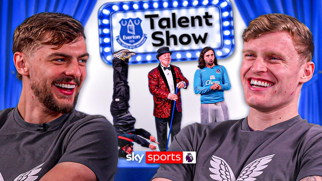 Everton duo Dewsbury-Hall and Branthwaite REACT to insane fan talent show! 😂